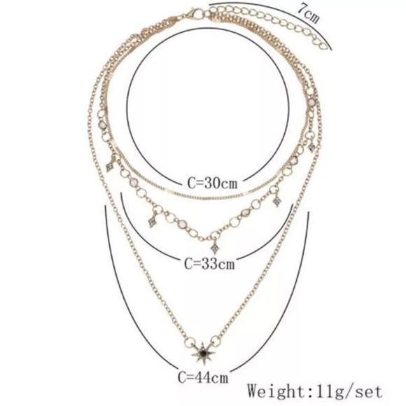 Chains 101 New Boho Women chocker gold Chain Peal - Picture 3 of 3